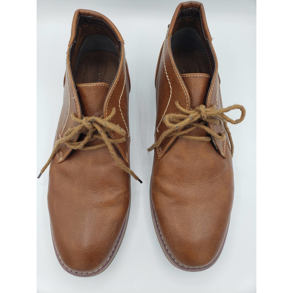 Mens Chukka Boots Shoes Tan Kane by Attention Size 10
